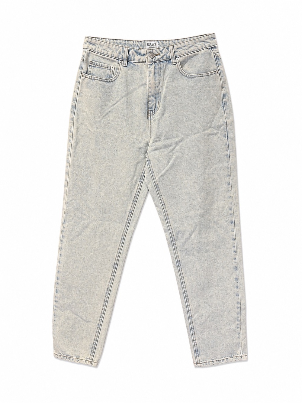 NWT Princess Polly Zaidon Straight Leg Jeans Light Blue Wash Denim US 6 AU 10